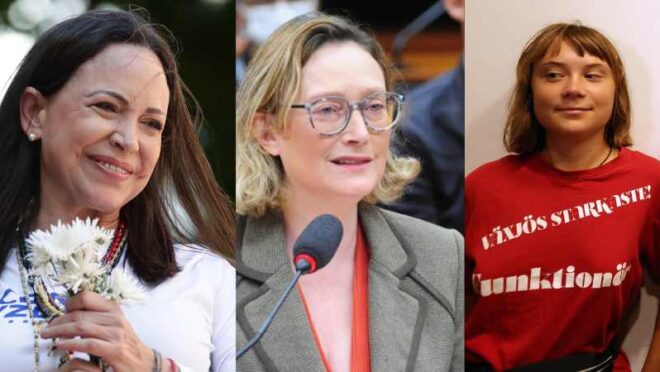 Maria do Rosário critica Nobel da Paz a Corina e diz que prêmio é “moralmente” de Greta
