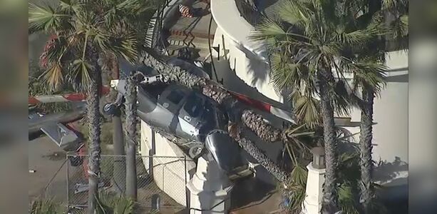 Acidente de helicóptero deixa cinco feridos em praia da Califórnia, nos EUA
