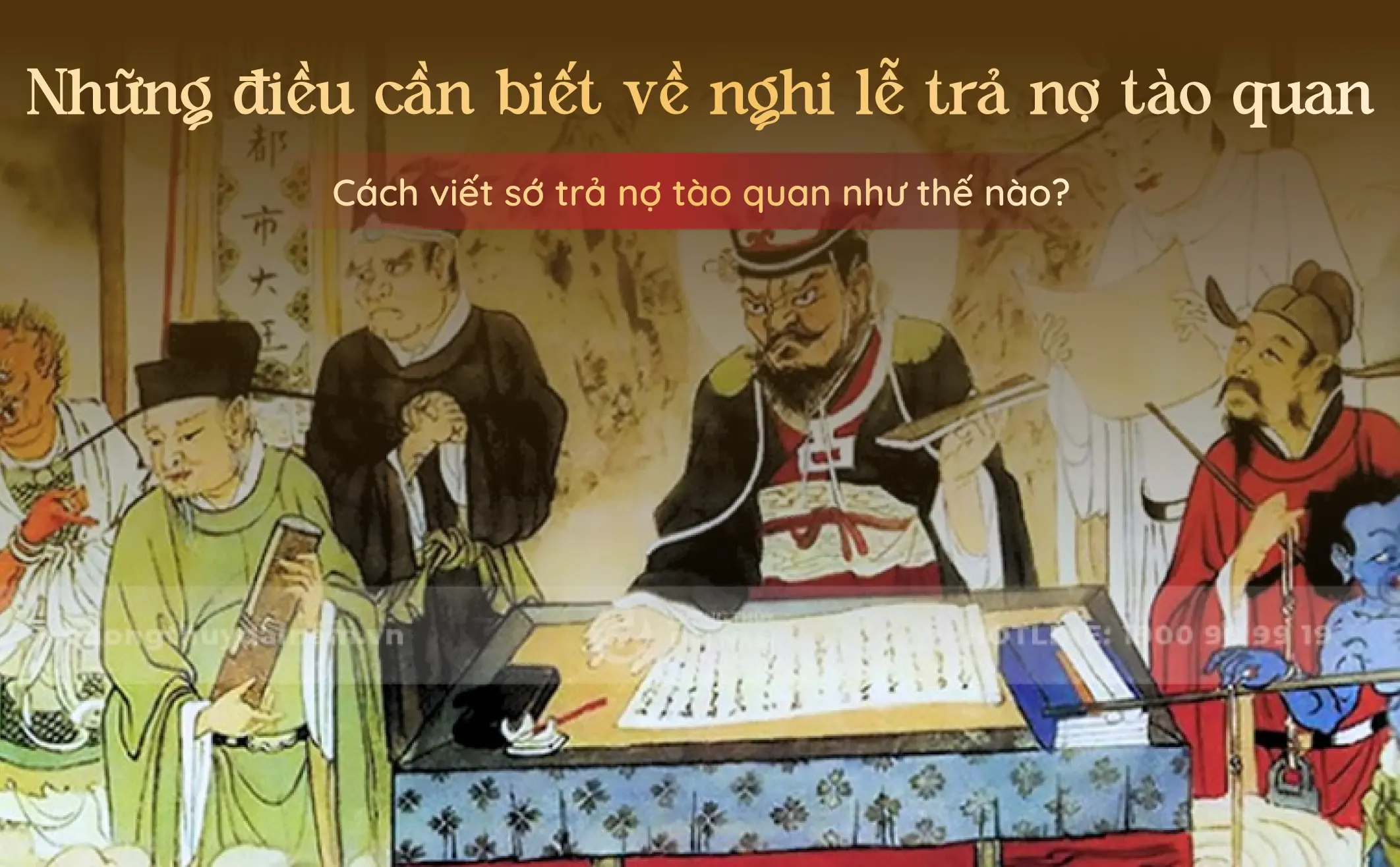LỄ TRẢ NỢ TÀO QUAN DÀNH CHO NGƯỜI TUỔI TÂN MÙI