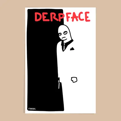 Derpface Poster