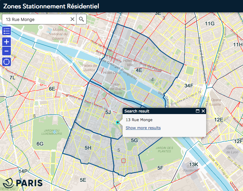 Zones de stationnement Résident à Paris