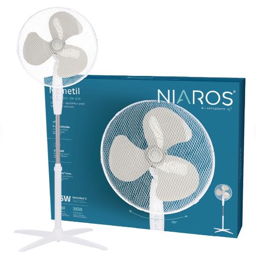 VENTOINHA DE PÉ 45w diam 43cm br