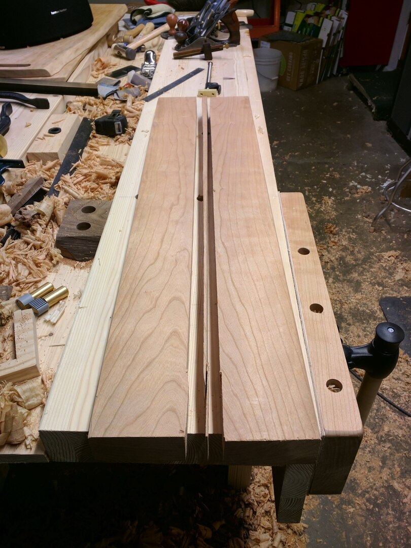 Figure 7. Rails cut from a thicker piece.