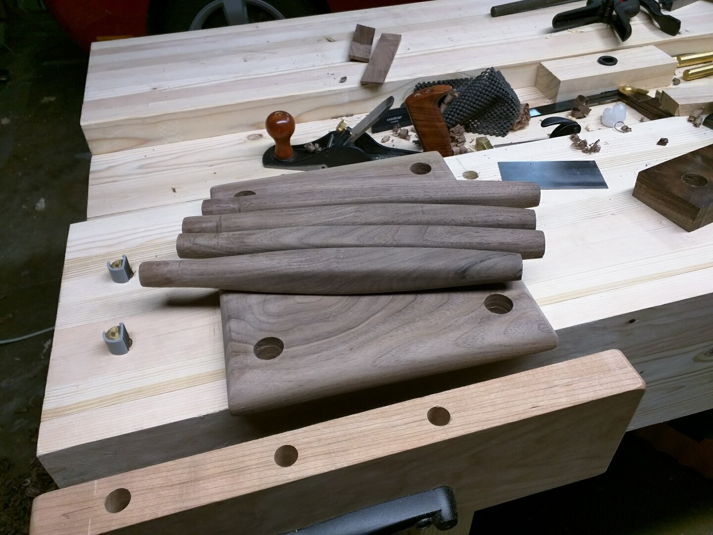 Figure 2. Parts cut and shaped.