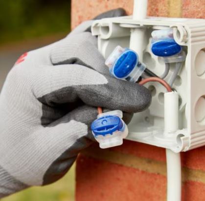 CONECTOR COM GEL 3×0.5-1.5mm IP67 AZUL
