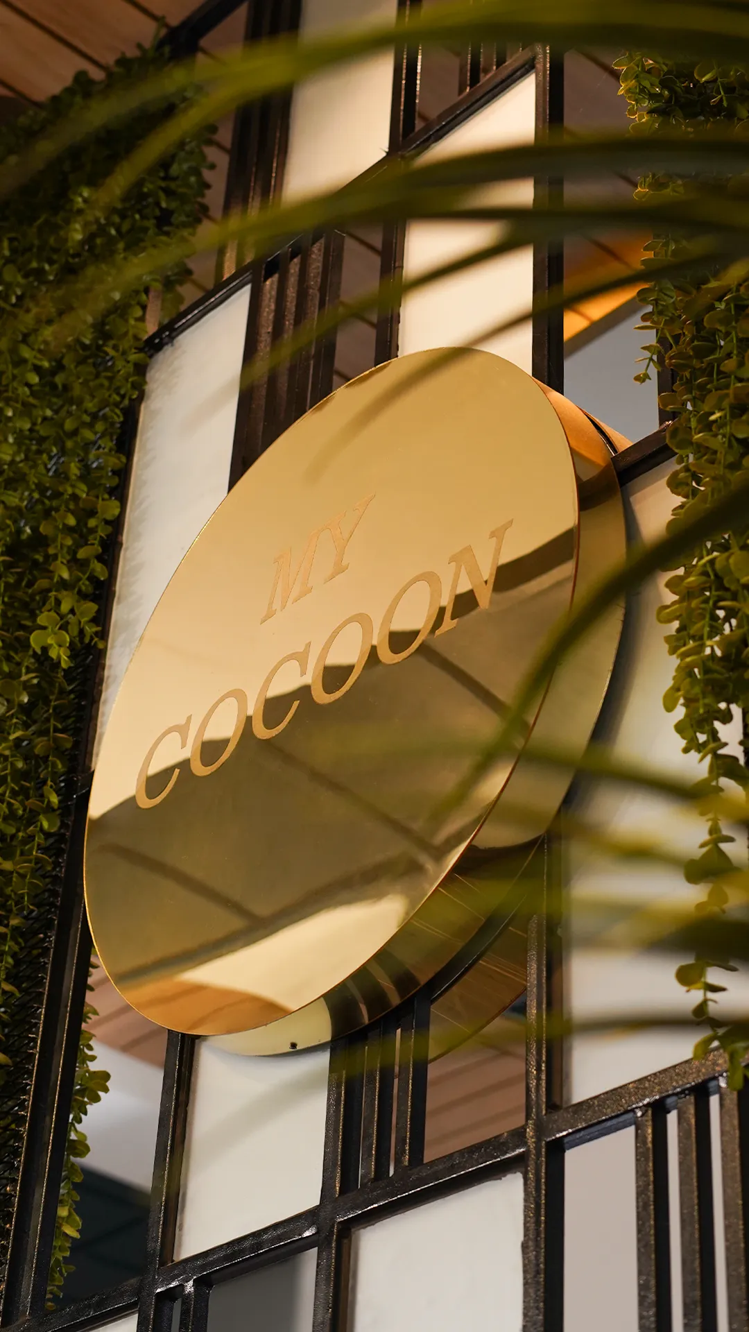 Enseigne dorée My Cocoon