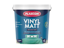 PLASCON VINYL MATT PAINT - WHITE/SOFT WHITE/CREAM (4 Litres)