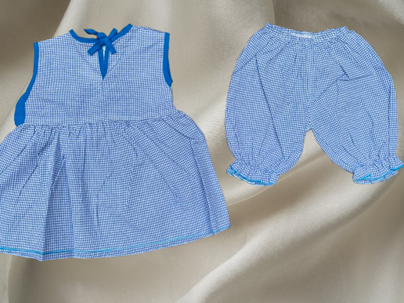 Baby Light Dress With Long Pants