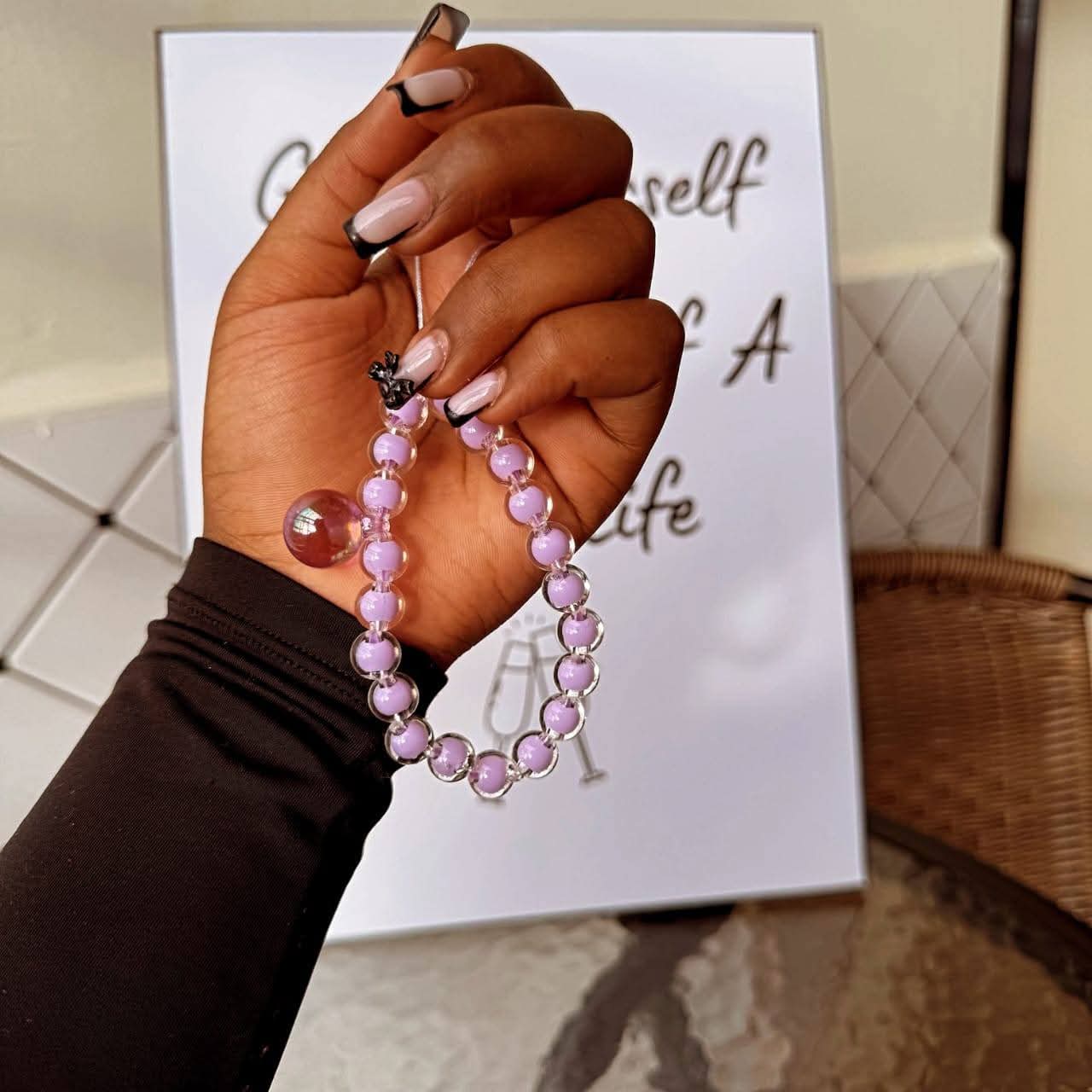 Joanna B3adazzled Glass Beaded Phone Charm (9)