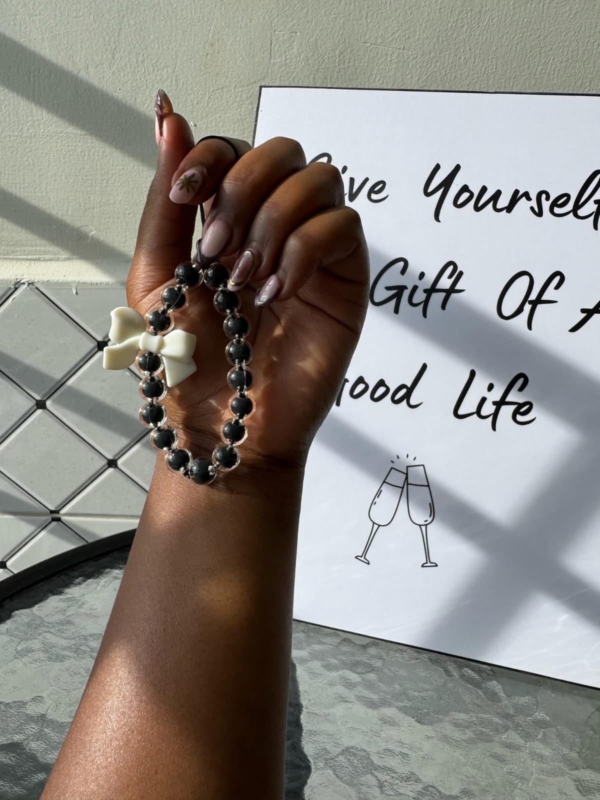 Joanna B3adazzled Glass Beaded Phone Charm (18)