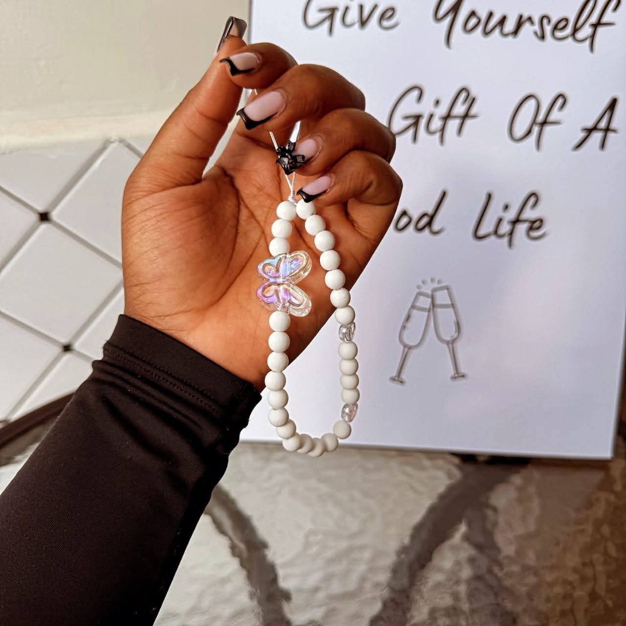 Joanna B3adazzled Glass Beaded Phone Charm (17)