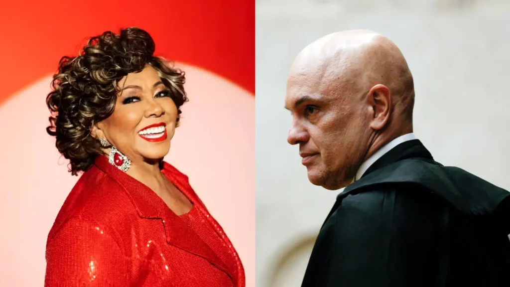Alcione dedica show em Brasília ao ministro Alexandre de Moraes