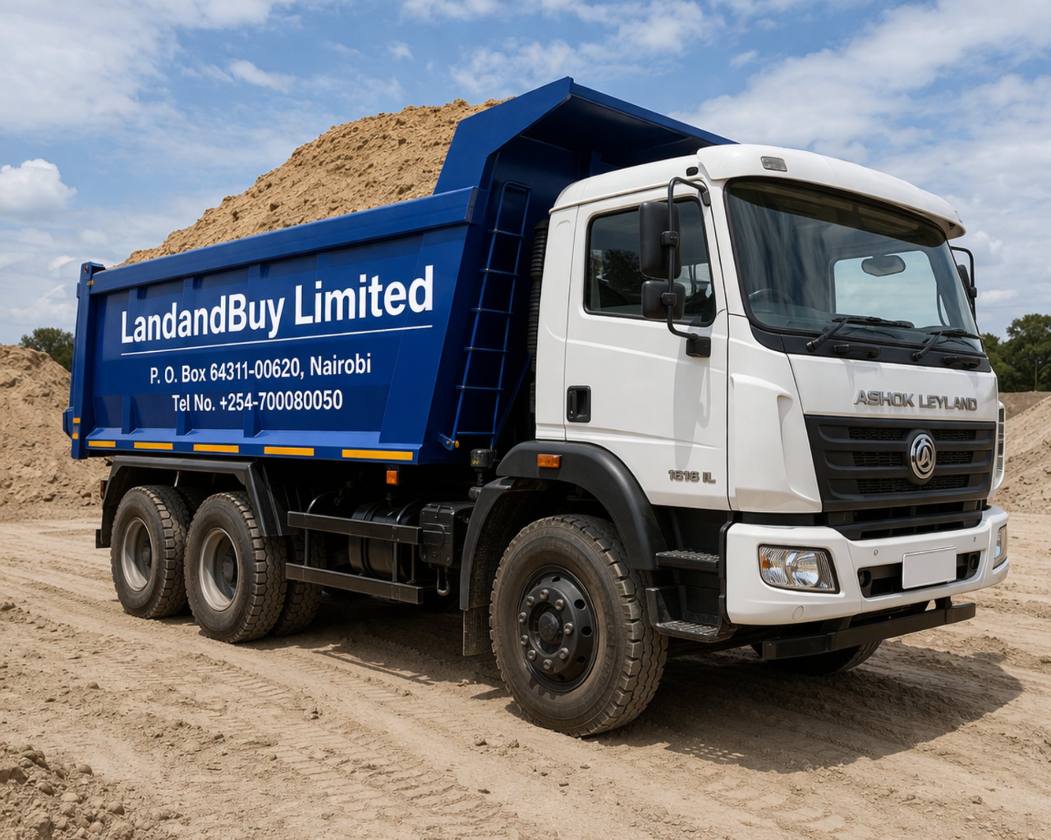 Transport & Logistics Services- Ashok Tipper (15 tonnes load) Call +254 700080050