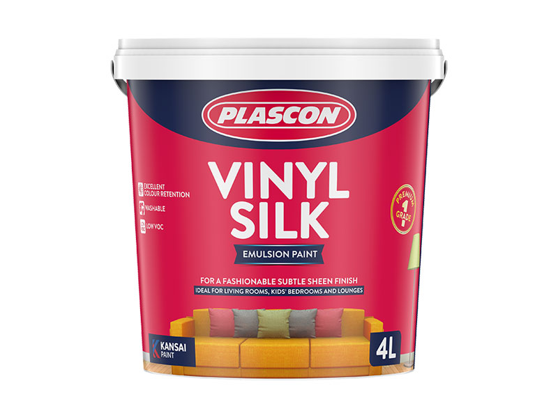 PLASCON VINYL SILK EMULSION- Interior (1 litre)