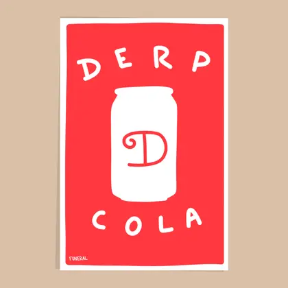 Derp Cola Poster