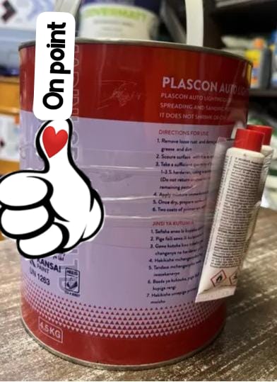 PLASCON LIGHT WEIGHT BODY FILLER (Fabricators) 0.8Kgs