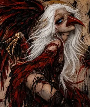 Crimson Beak: The Plague Maiden