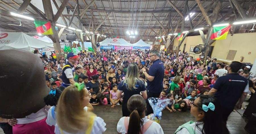 Unisocial Kids 2025 leva alegria, solidariedade e fé a mais de 12.500 crianças no Rio Grande do Sul