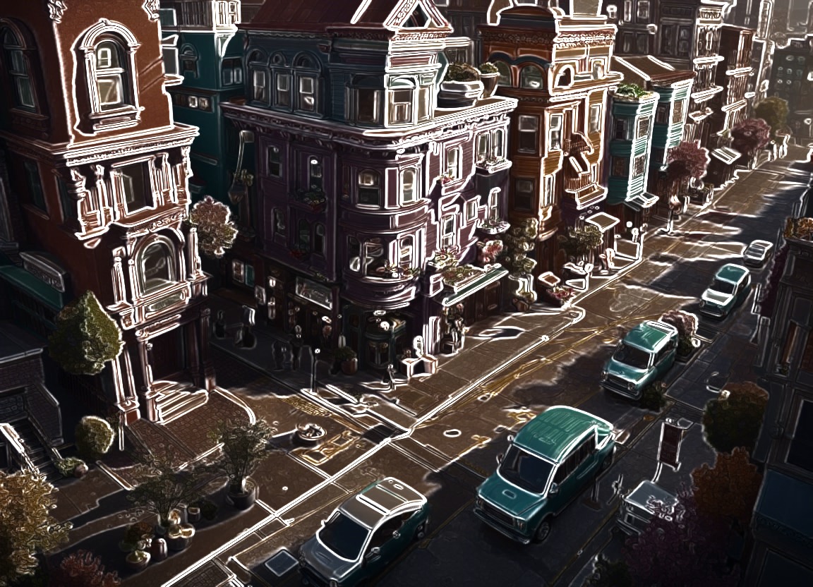 Urban City Street