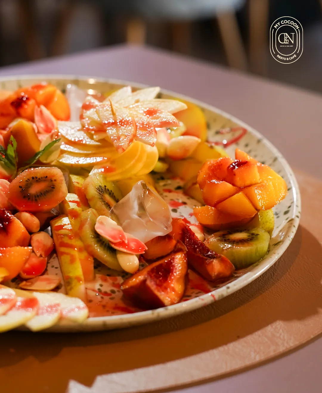 Assiette de fruits frais