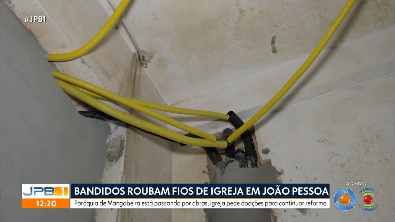 Igreja é arrombada e tem fiação elétrica roubada em João Pessoa