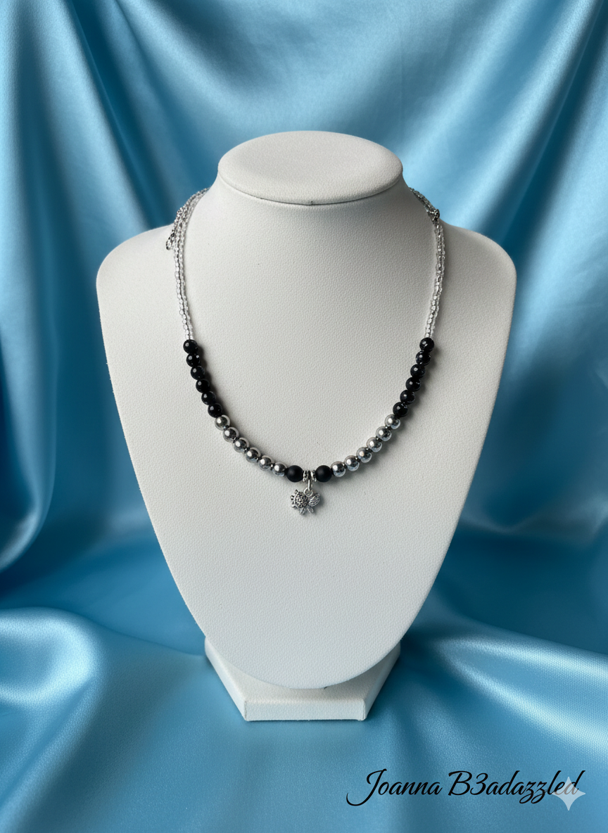 Joanna B3adazzled Beaded Necklace with matching bracelet (24) - Unisex