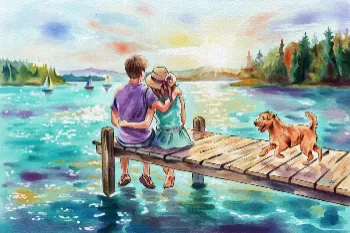 Quiet Moments at Sunset