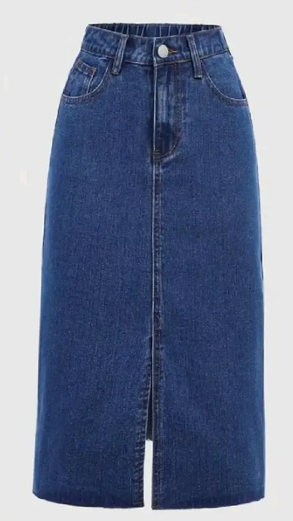 Denim jeans skirts