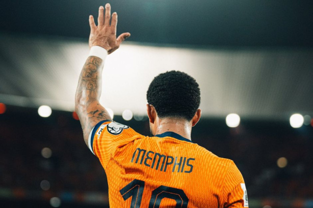 Memphis Depay se torna o maior garçom da história da Holanda