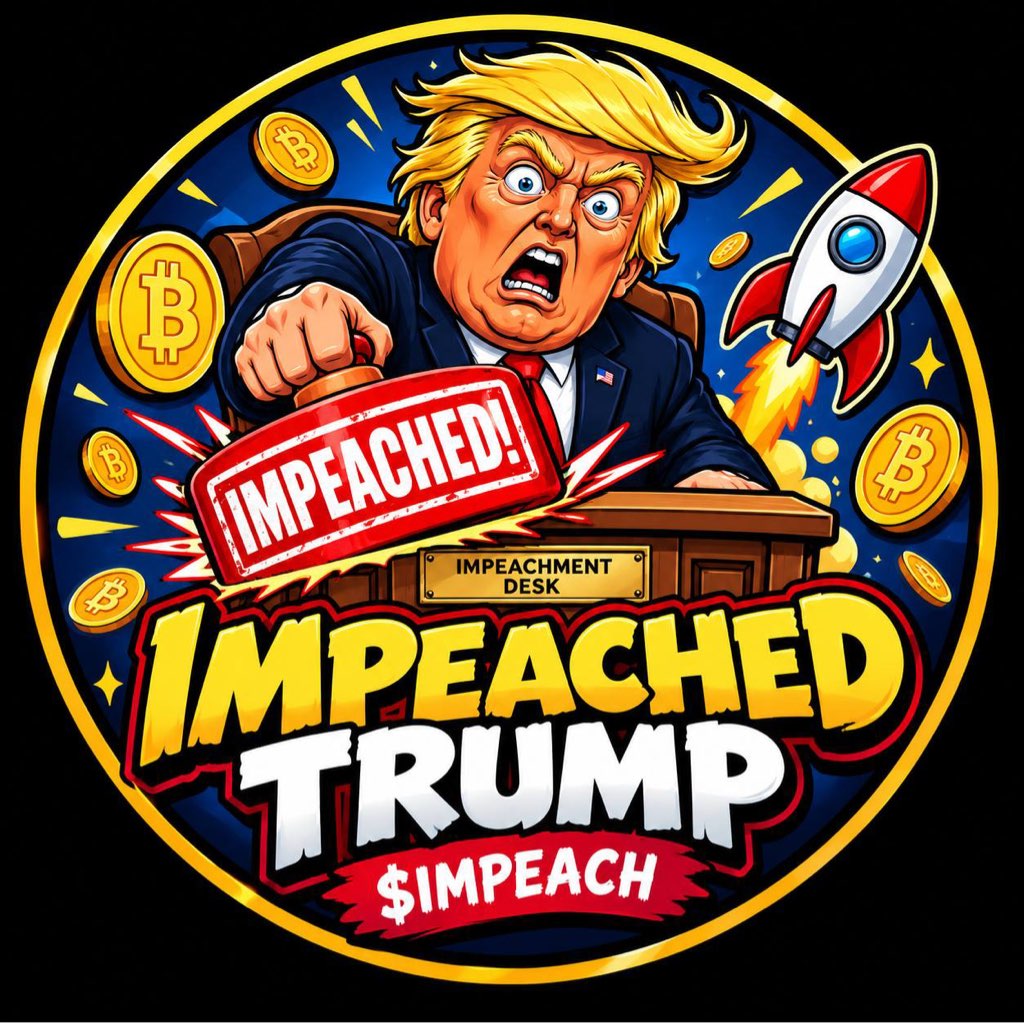 Impeached Trump logo