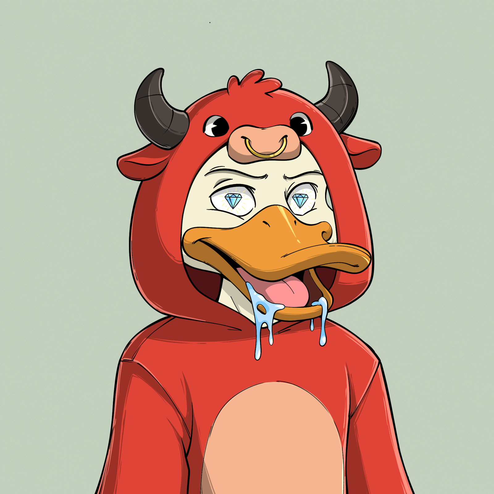 Grumpy Duck #2155