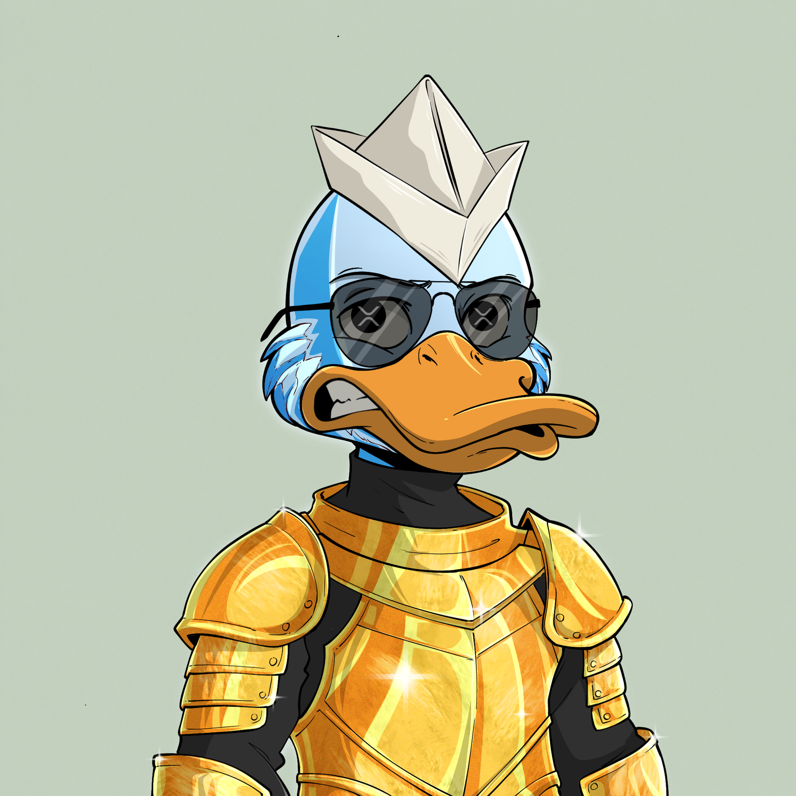 Grumpy Duck #698