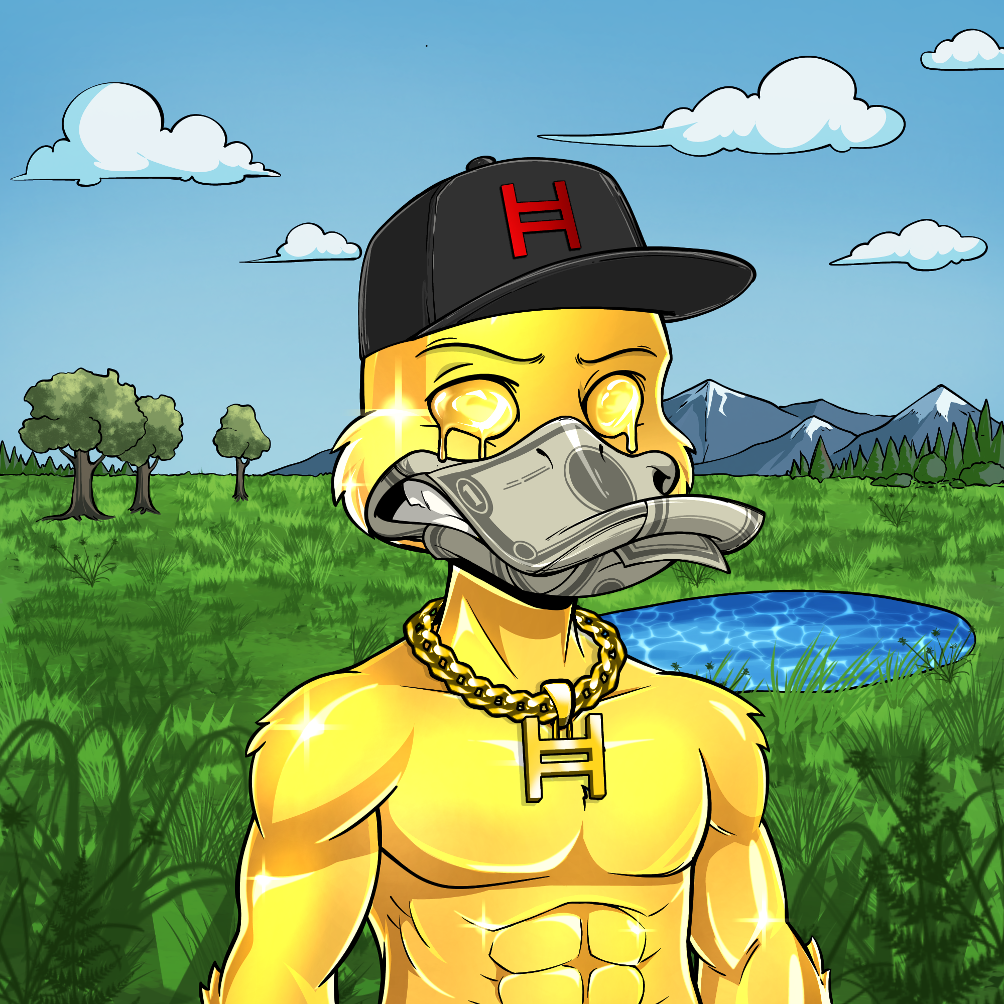 Grumpy Duck #3380