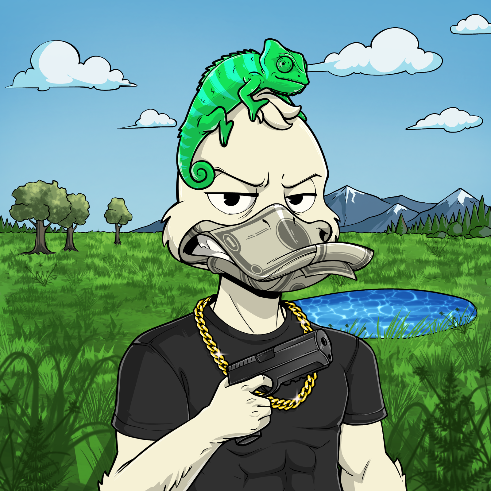 Grumpy Duck #1035