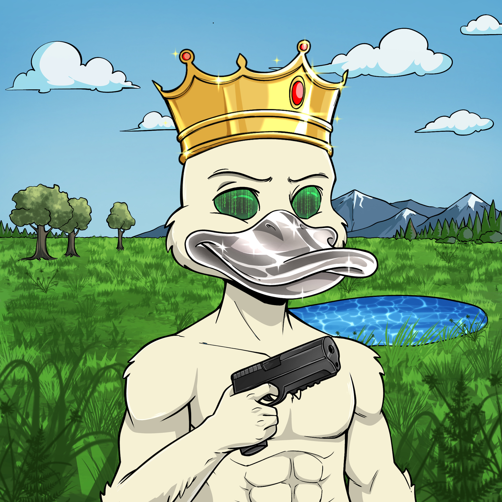 Grumpy Duck #1096