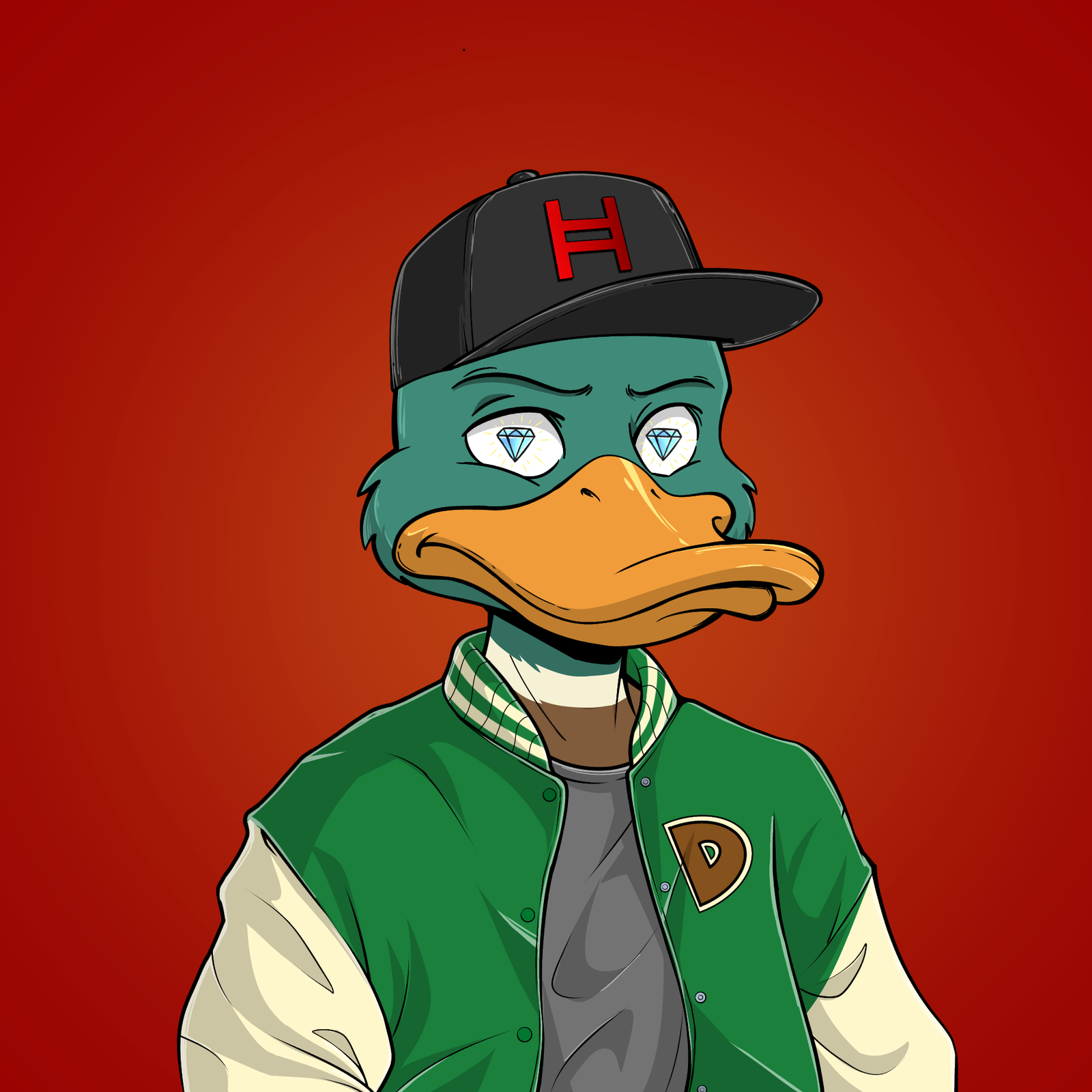 Grumpy Duck #1245