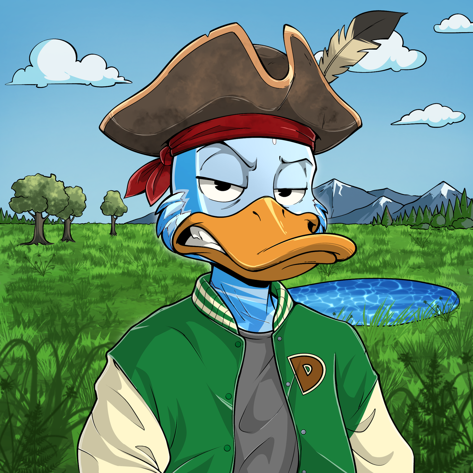 Grumpy Duck #735