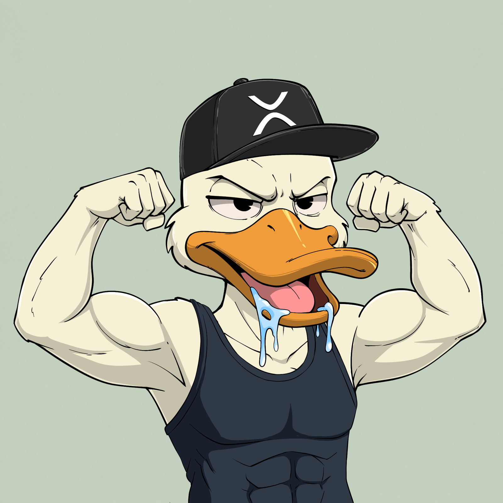 Grumpy Duck #874